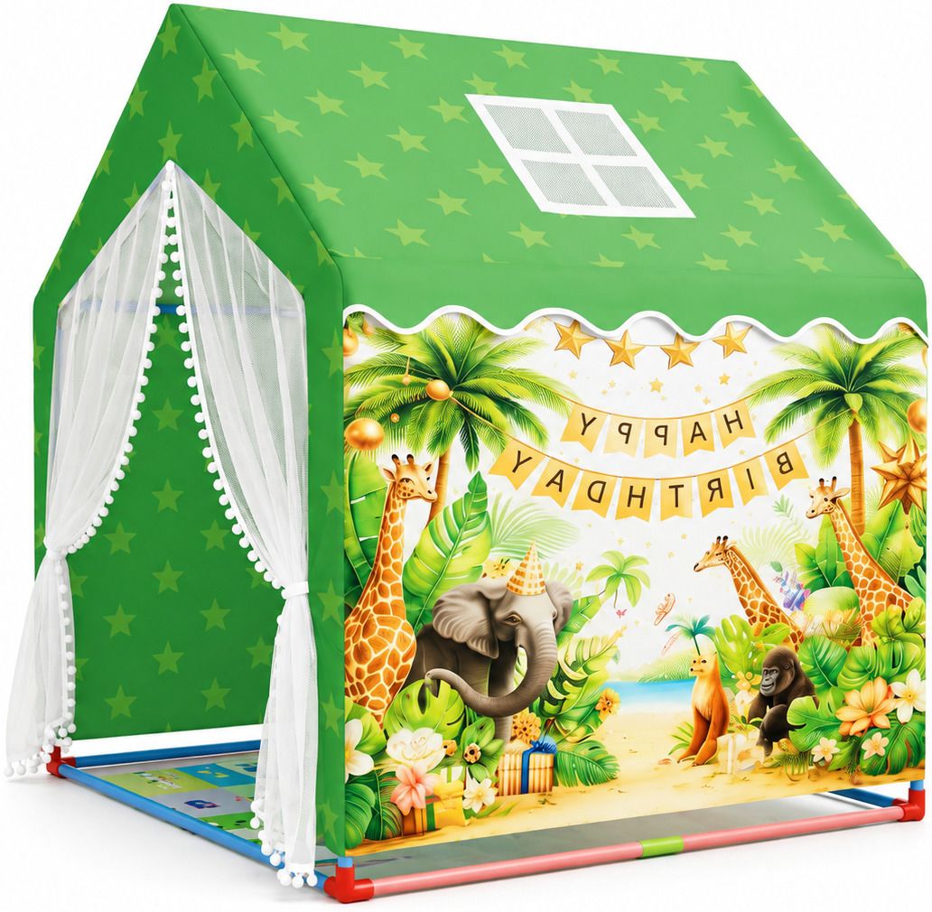 Happy Birthday Jungle Play Tent-image-35