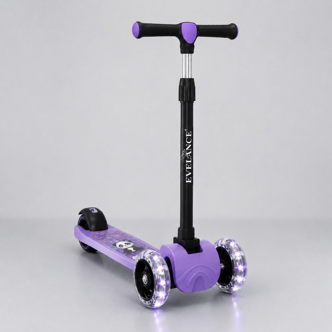 evelance Rocket 3-Wheel Kick Scooter 4 Kids Adjustable Height & Foldable With LED Wheels-picture-39