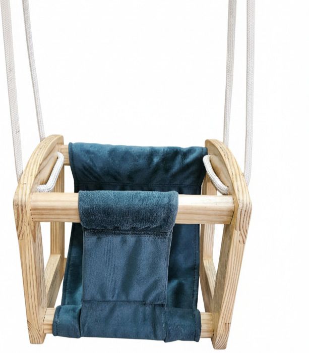 kidsstudio HAPPY BOUNCE SWING Kids Indoor Swing Chair | Wooden Baby Swing with Back Support-picture-39
