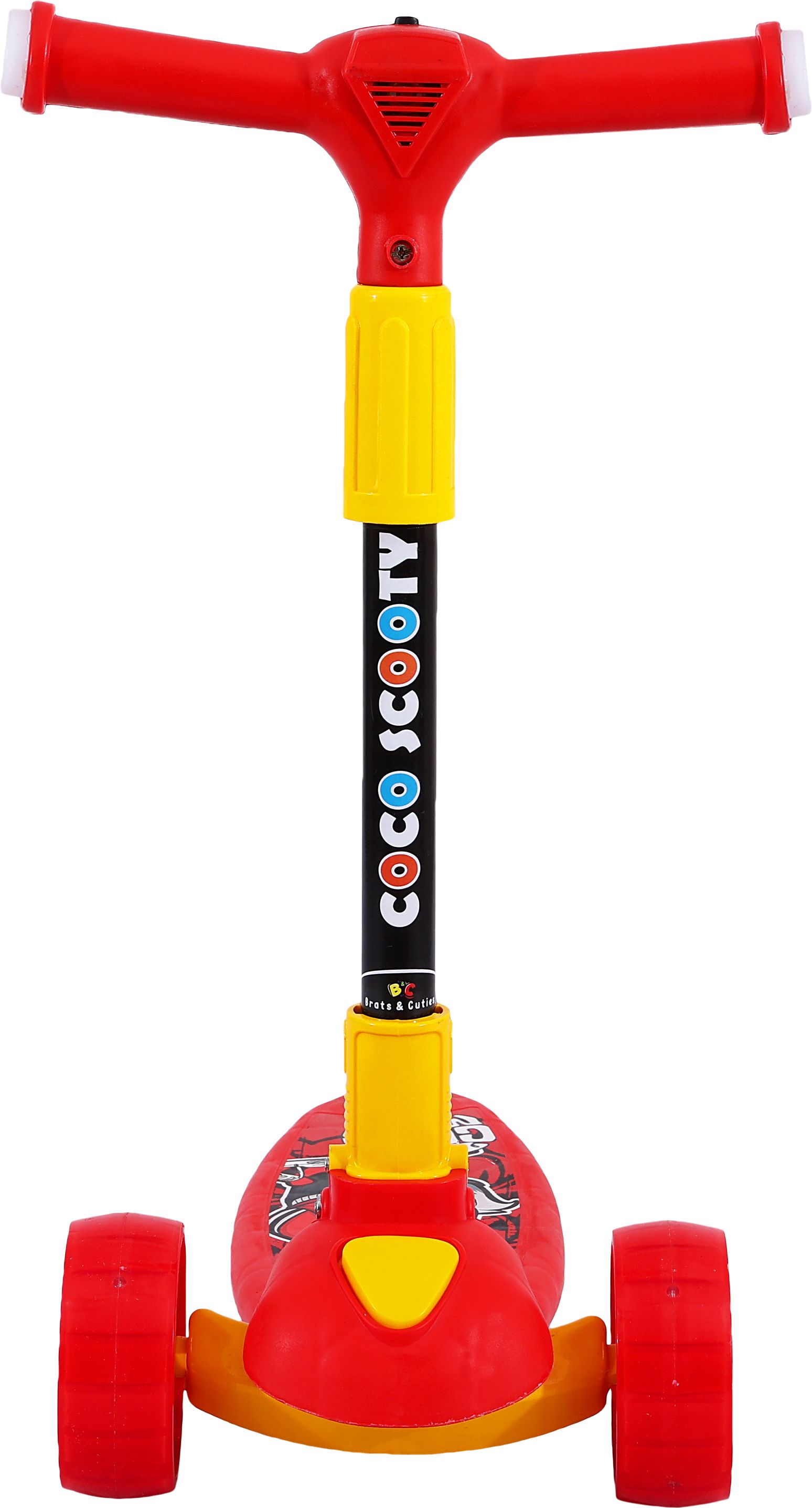 kurb Jumbo 3 Wheel Kick Scooter, Foldable with LED Wheels,Adjustable Height-picture-23
