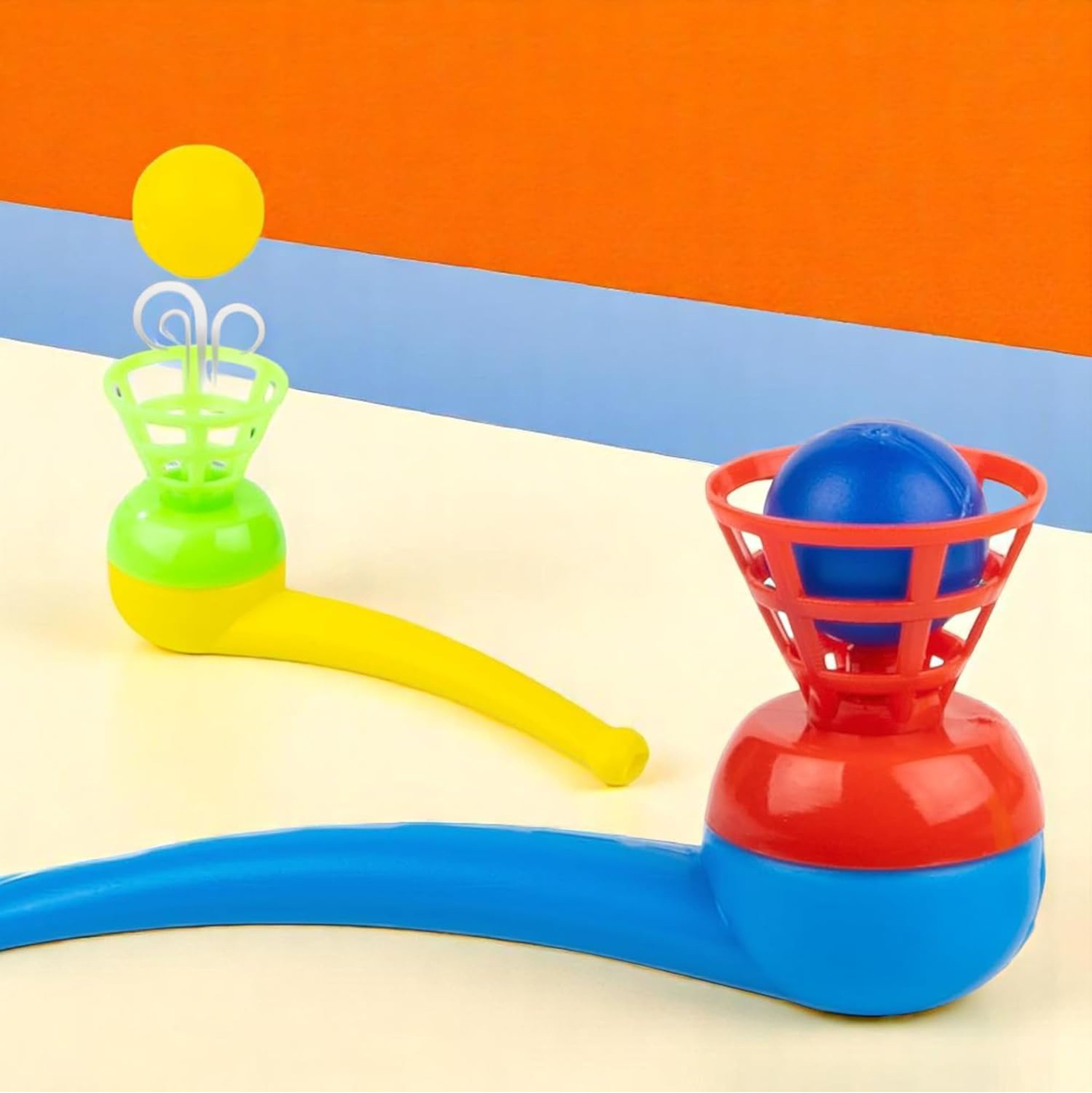 Magic Blow Pipe Set Floating Ball Toys, Creative Party Game for Kids & Adults-image-3