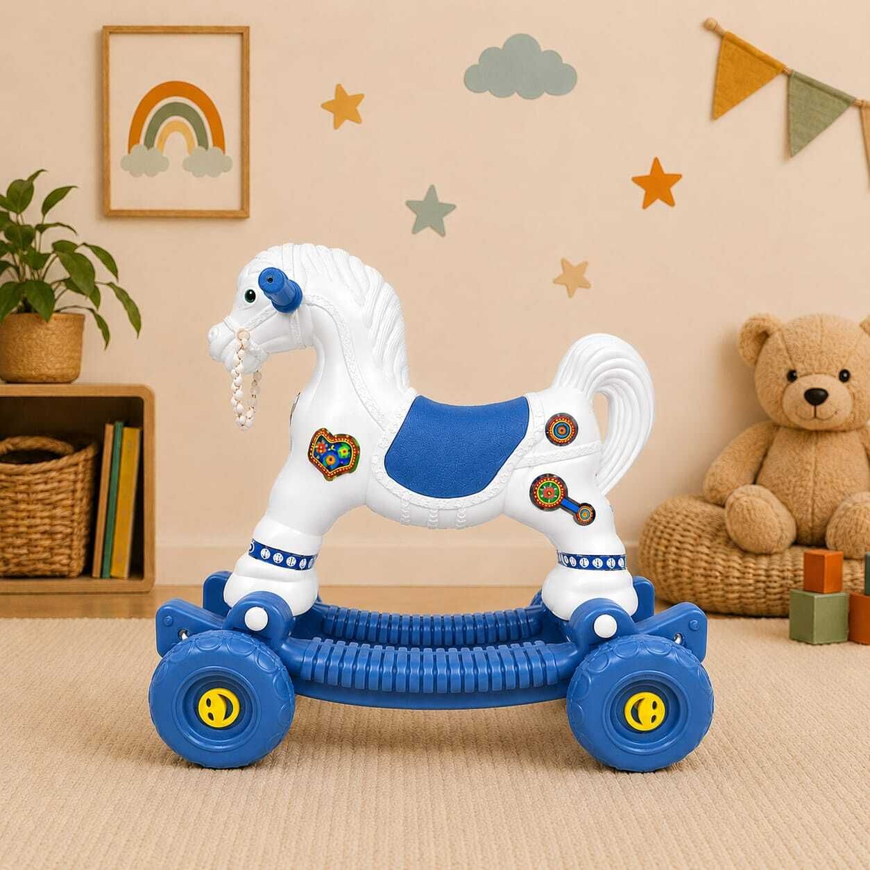 playway Horse Ride On Toy with Rocker Base and Wheels | Toddler Activity Toy-picture-23