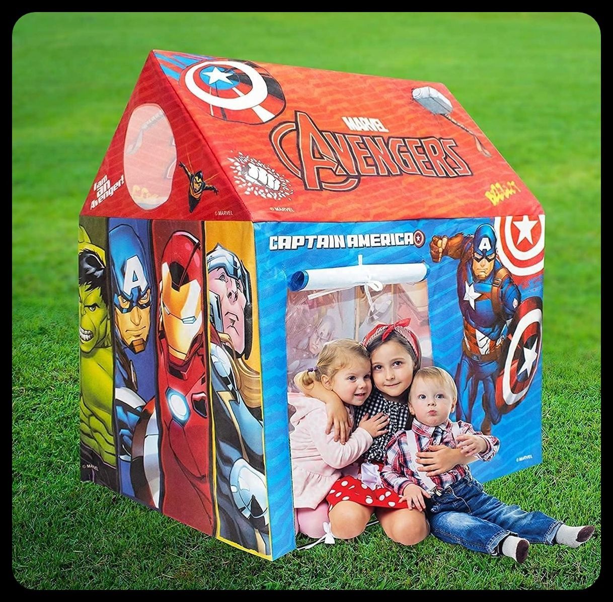 jayaansh traders Avengers Jumbo Size Tent House Extremely Light Weight Tent House For Kids.-T-picture-46