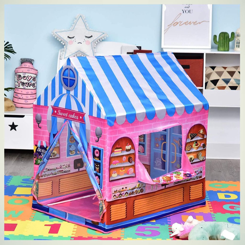 Birthday Gift Indoor and Outdoor Kids Girls Boy Play Tent House_(D8)-image-39