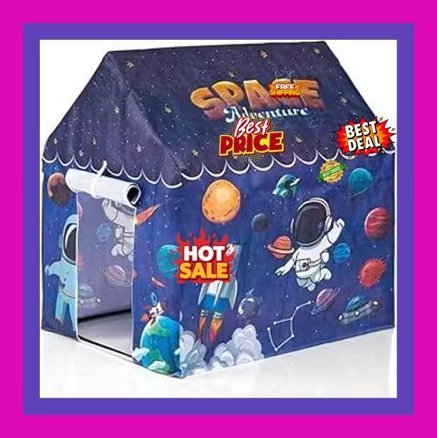 valam enterprise FunSpace Large Space Kids Play Tent With Colourful Canopy And Easy Setup-picture-16