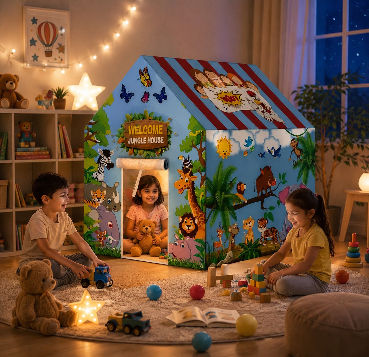 nishtha infinity Kids Jungle Adventure Tent-picture-34