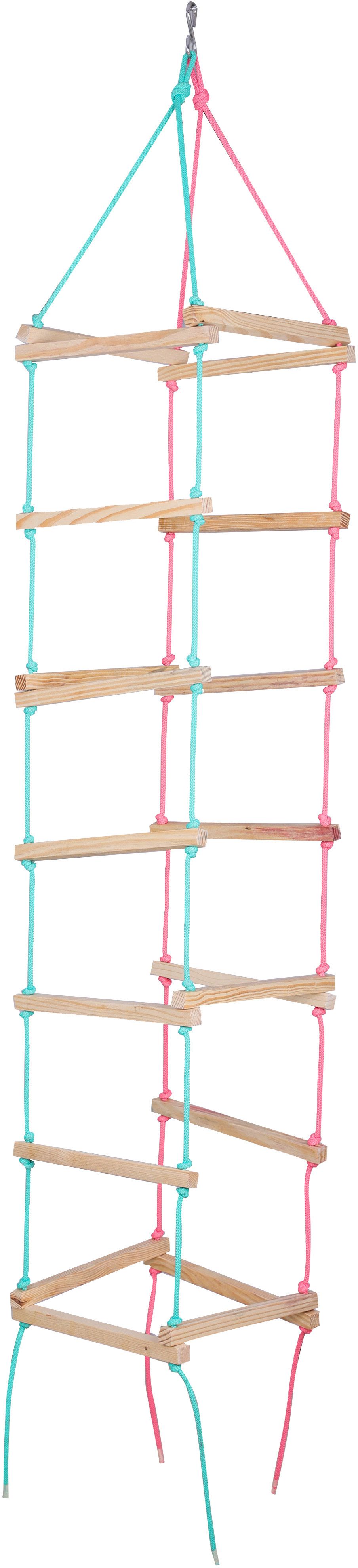 Hanging Squre Ladder for Kids Rope 4-Side Ladder for Kids for Physical Activity