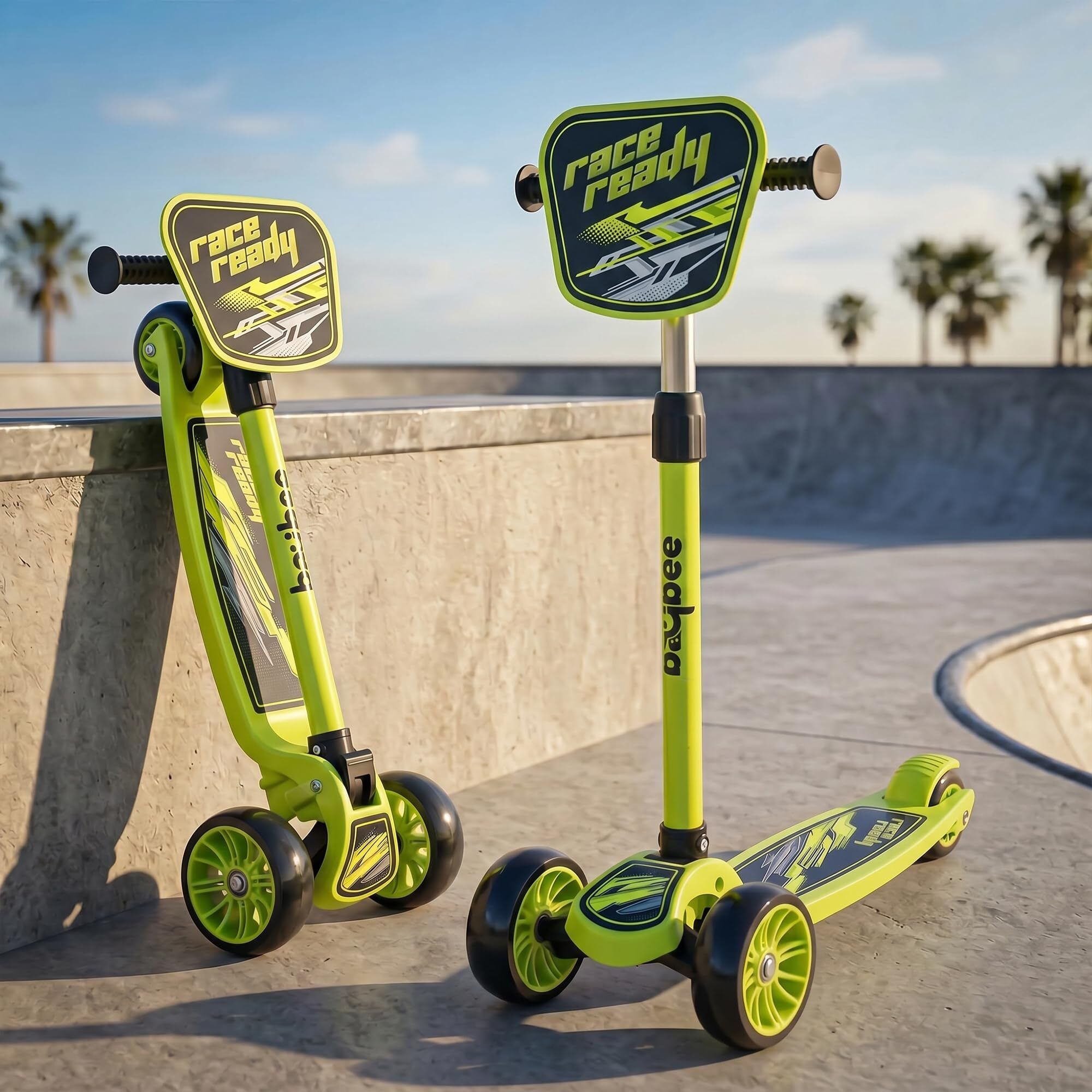baybee Baby Kick Scooter for Kids Foldable 3 Wheel Skate Scooter for 2+ Years-picture-27