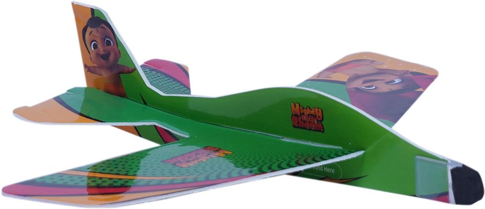 Mighty Little Bheem Boomerang Foam Flying Plane for Kids Boys/Girls