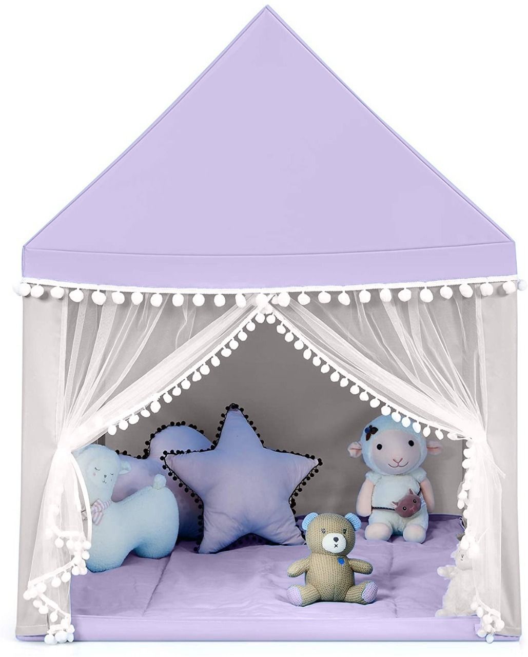 Extremely Light Weight, Kids Play Tent House for 10 Year Kids-PLAN PURPLE