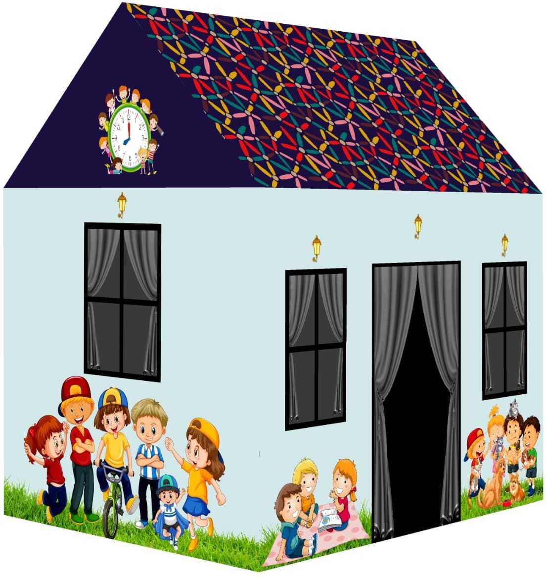 Jumbo size durable-washable kids play tent house-image-46