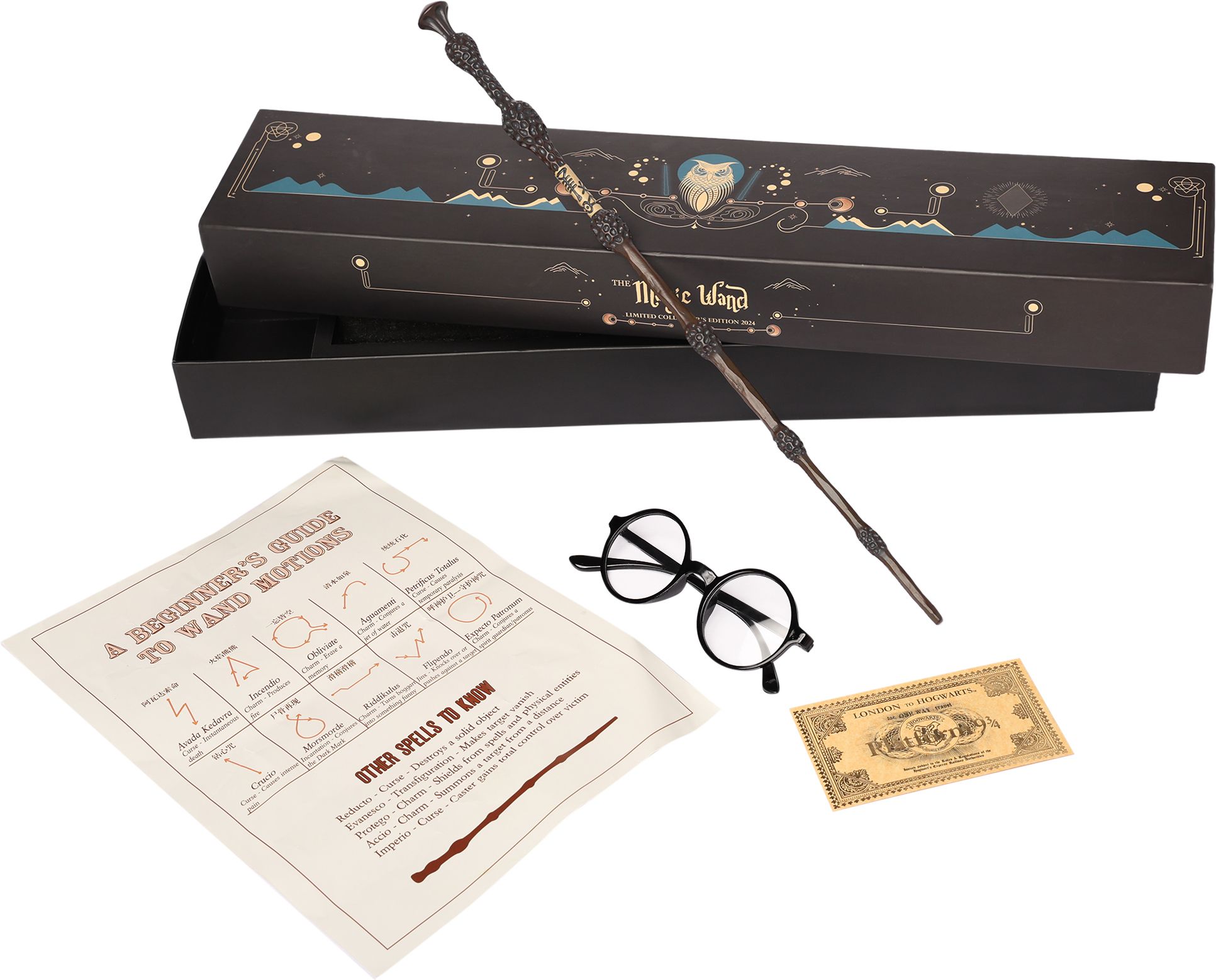 rudrav Dumbledore Harry Potter Wand Magic Wand with Harry Potter Sunglasses for Kids-picture-1
