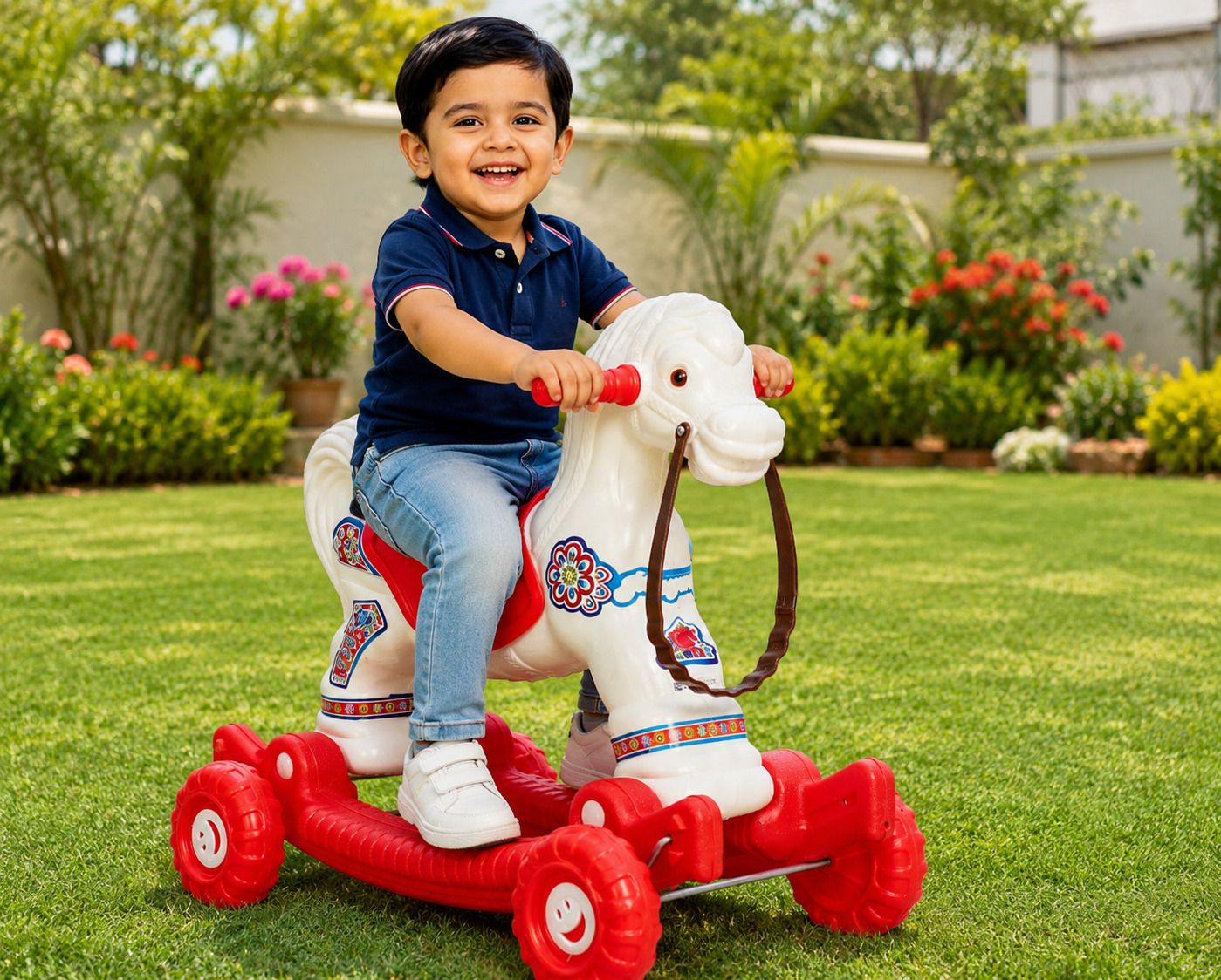 Chetak Horse Toy Baby Rider and Rocker Toys Engaging Boy-Girl Unisex Playtime-image-38