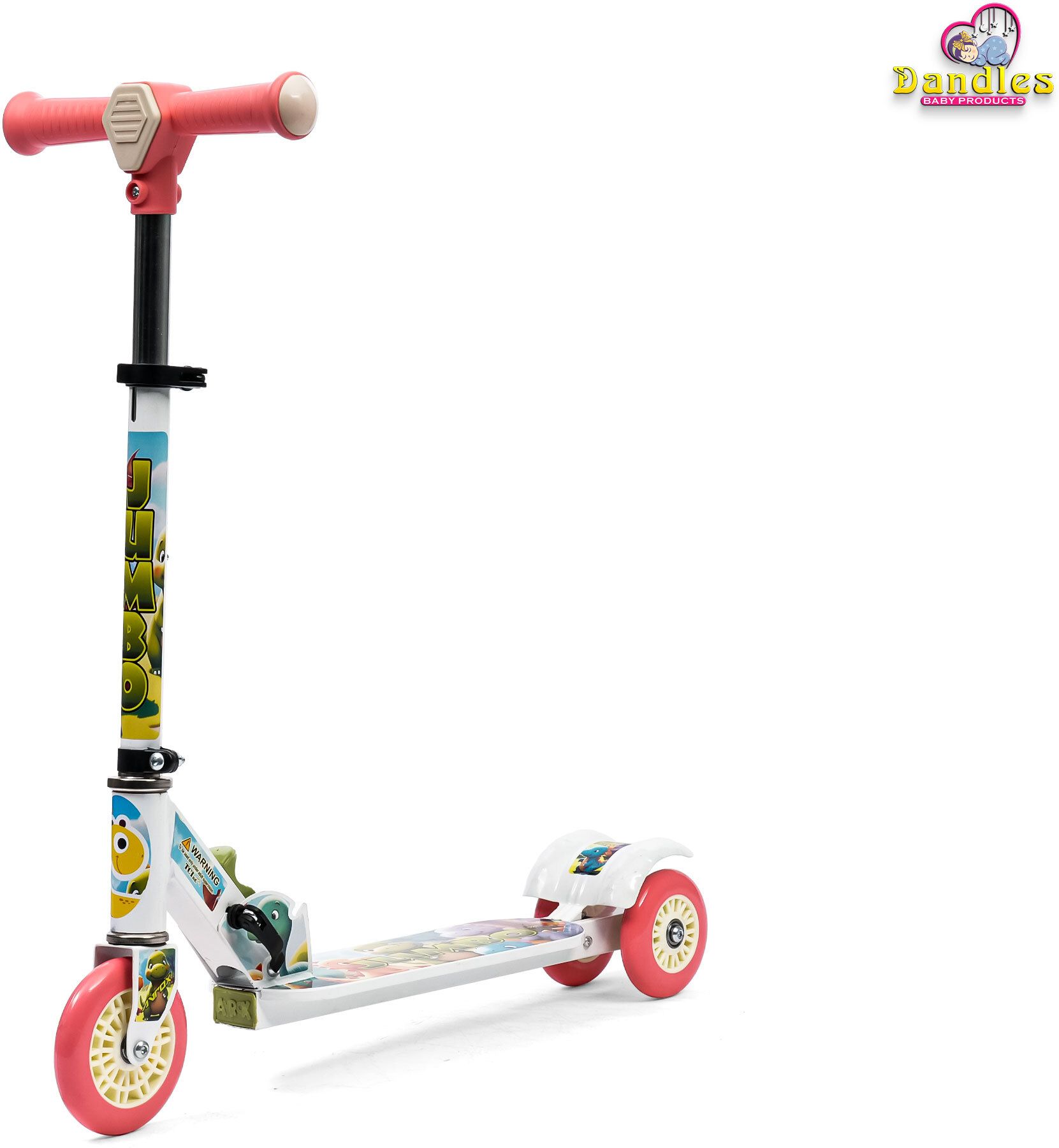 dandles Kick Scooter Foldable Height Adjustable Handle 3PU Wheels For Kids Scooter-picture-21