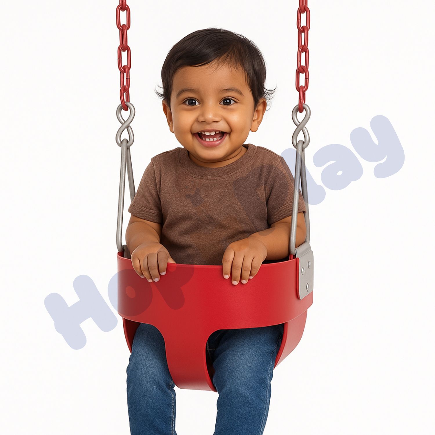 Bucket Toddler Swing with 60" Chains & Carabiners | Heavy-Duty & Pre-Assembled-image-26