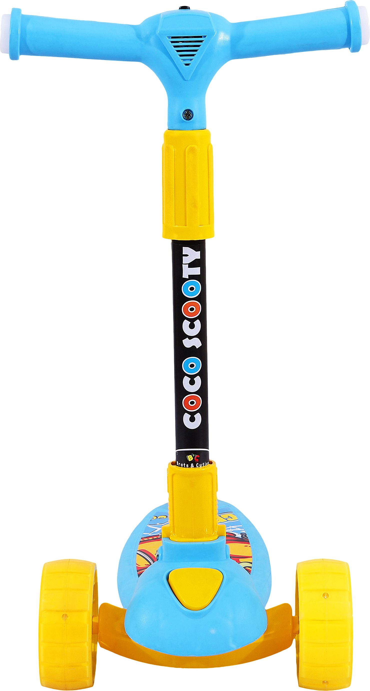 kurb Jumbo 3 Wheel Kick Scooter, Foldable with LED Wheels,Adjustable Height-picture-21