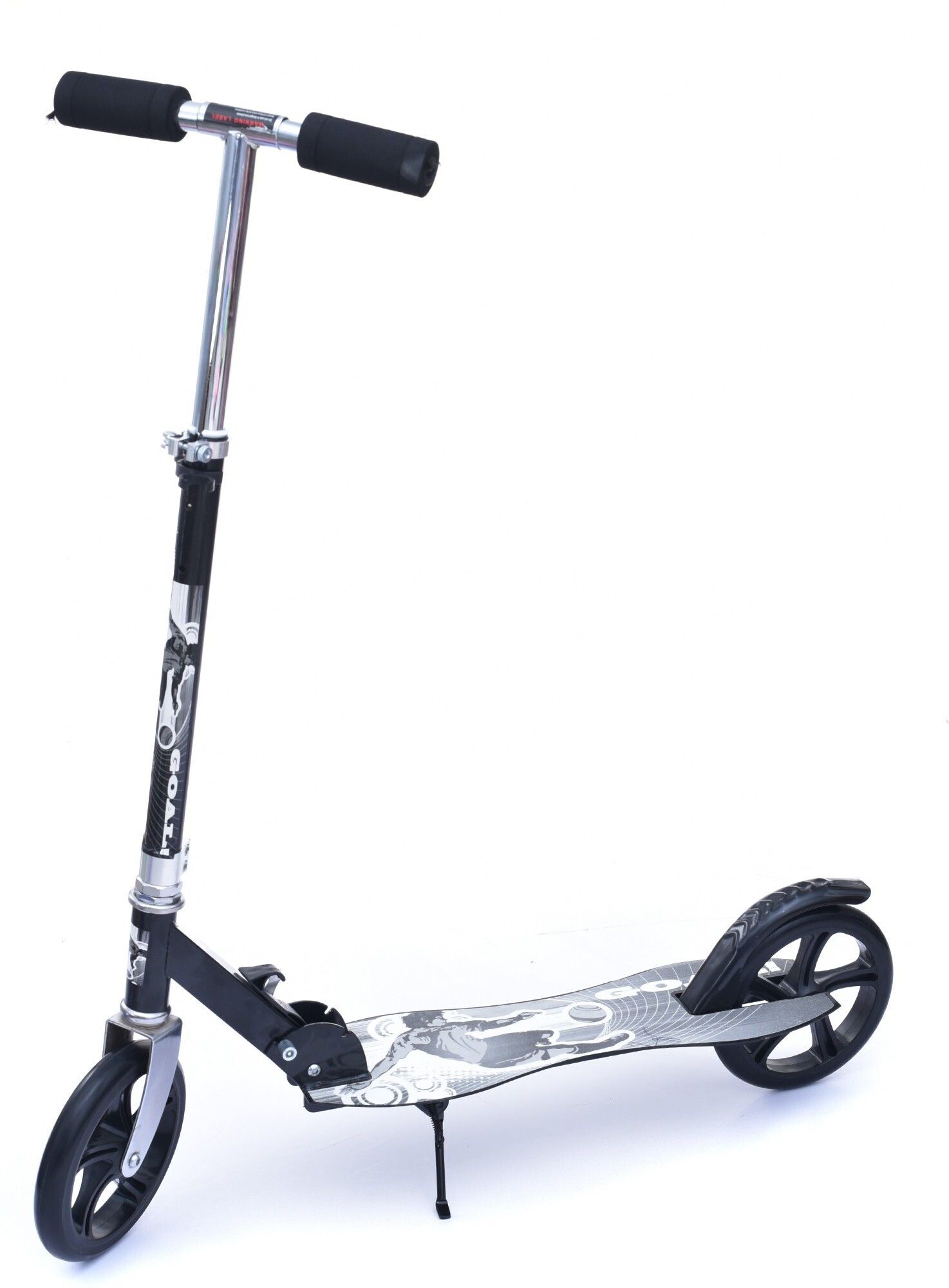 iris Kids Foldable Jumbo 200 mm Wheel Black 2 Wheel Scooter-picture-20