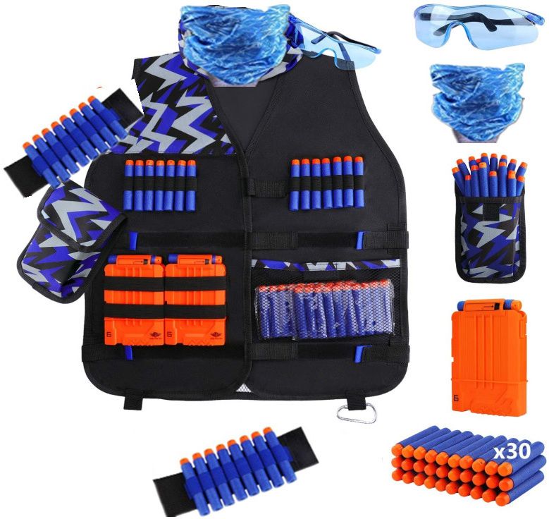 patpat Tactical Vest Kit for Kids, Nerf Gun Gear for Boys Girls, Nerf Guns Toys-picture-10