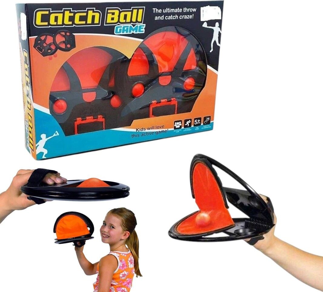 Catch Ball Game Set for Kids Throw & Catch Outdoor Sports Fun Toy Kit-image-10