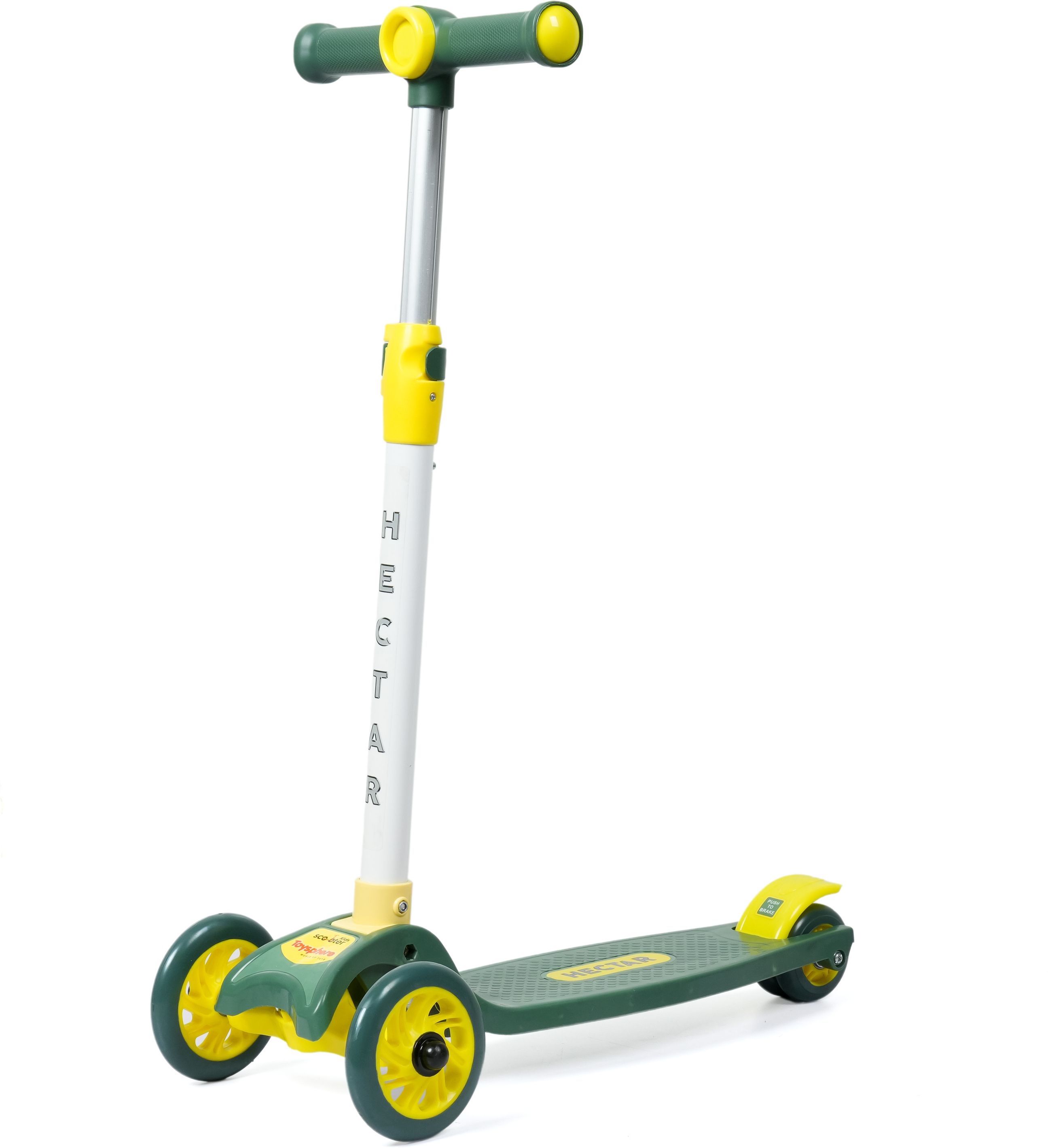HECTAR TOYS Tike Scooter NON LIGHT For Kids 3 To 10 Years PU Wheels With Brake Scooter Battery Operated Ride On-image-40
