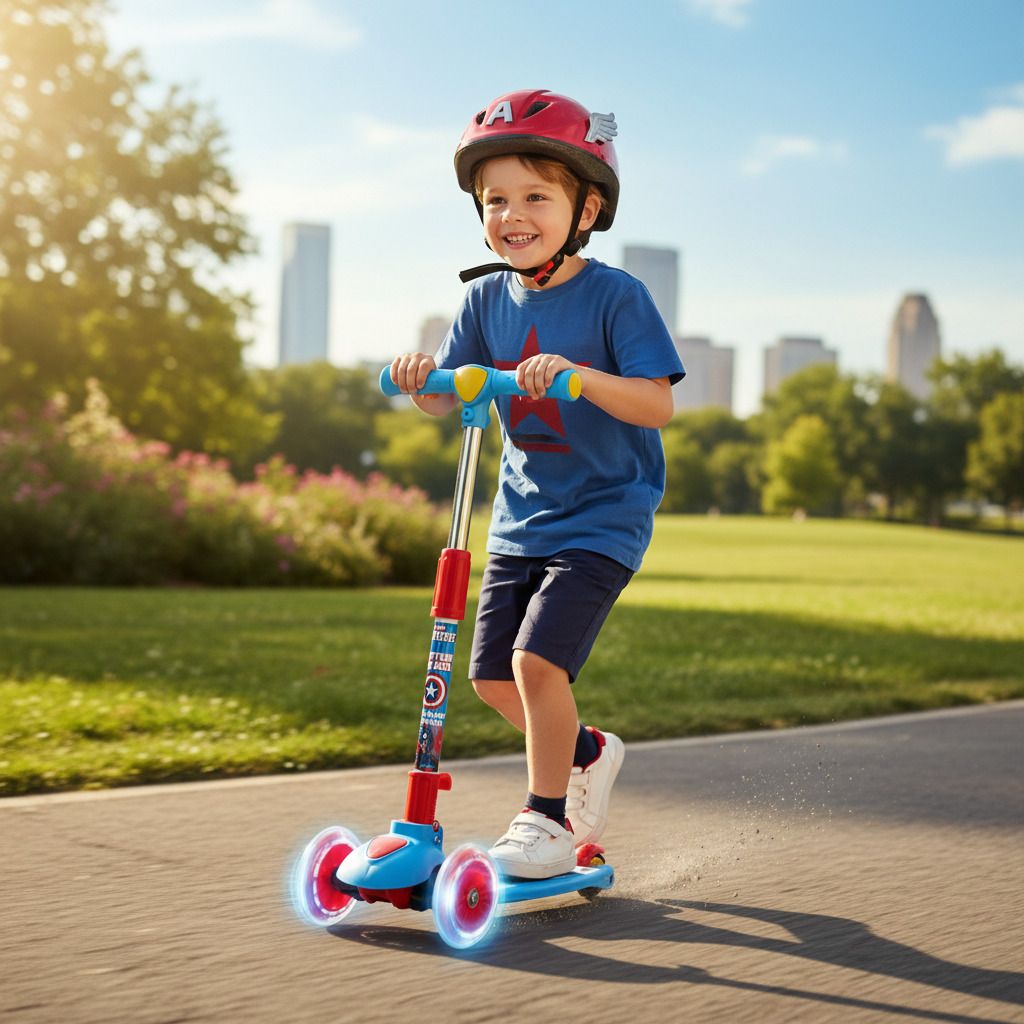 Captain America Balance Scooter for Beginners with Safe Design-image-30