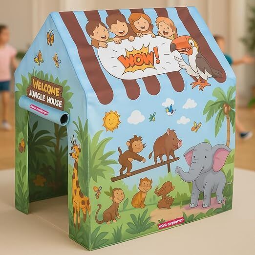 Playhouses Tent for Kids Outdoor and Indoor Kid Play House jungal Tent - For Kids-image-32
