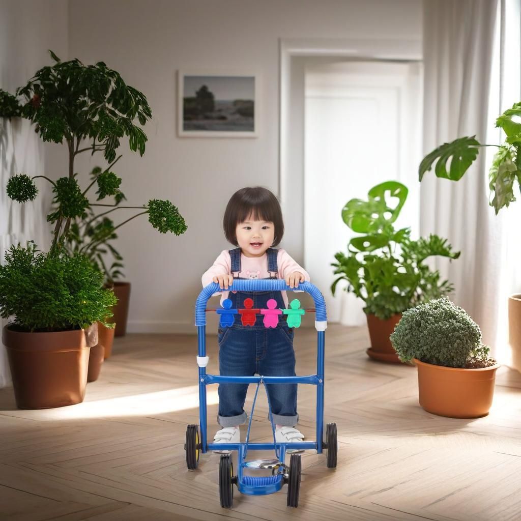 Activity fordable walker for kids Designed with safety and stability in mind-image-42