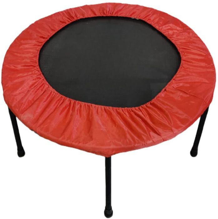 45 Inch Premium Fitness Trampoline with Enclosure net and Poles Safety Pad