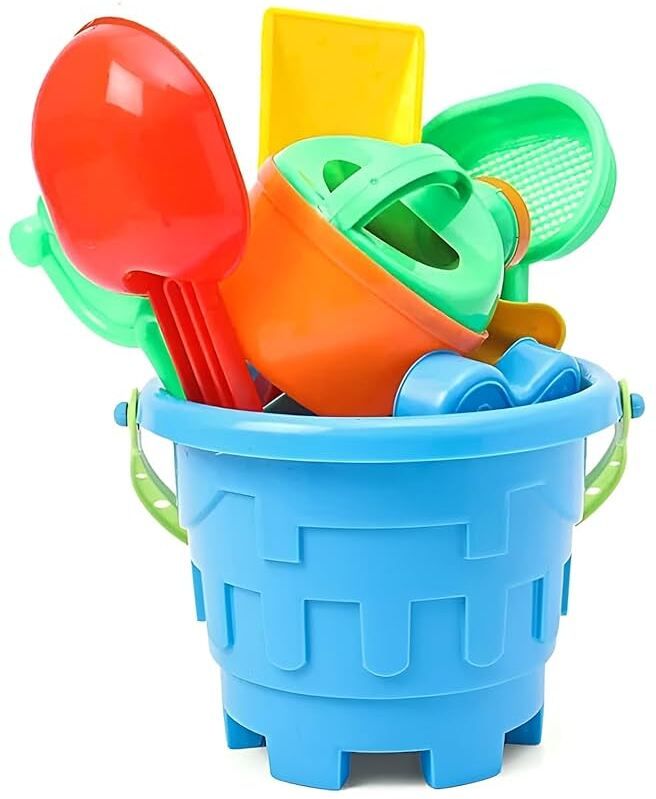 Kids Beach Toy Set – Non-Toxic Plastic Sand Molding Kit (10 Pcs)