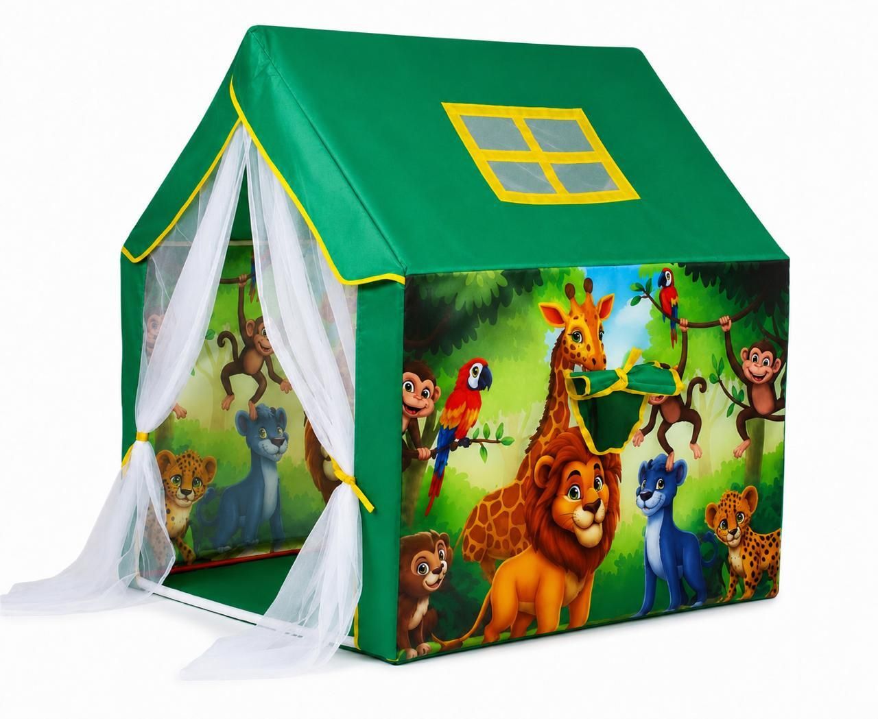 Premium Jungle Theme Kids Play Tent House for Boys and Girls(Big Size)-image-37