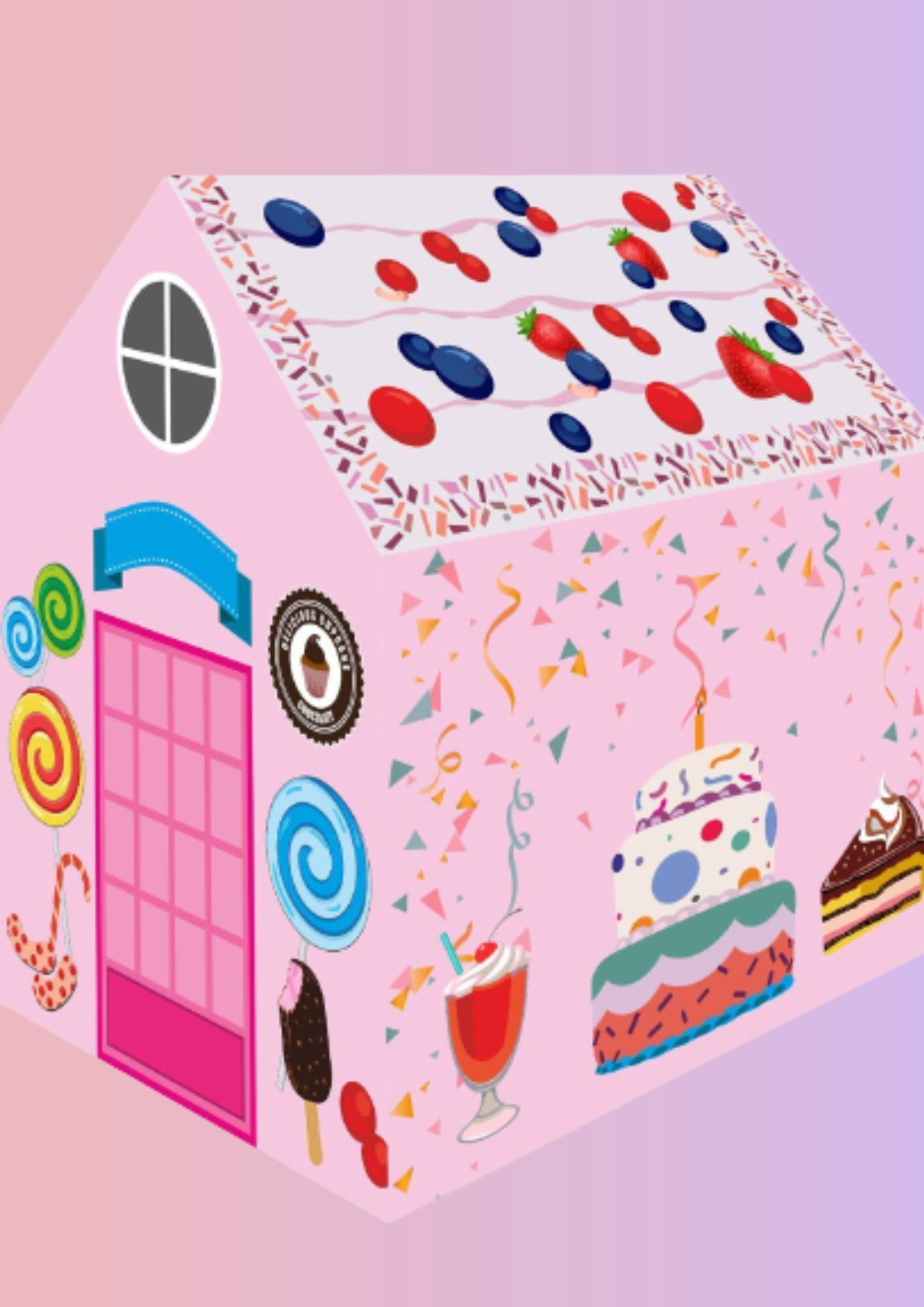 i khodal enterprisess doll house tent for kids-picture-13