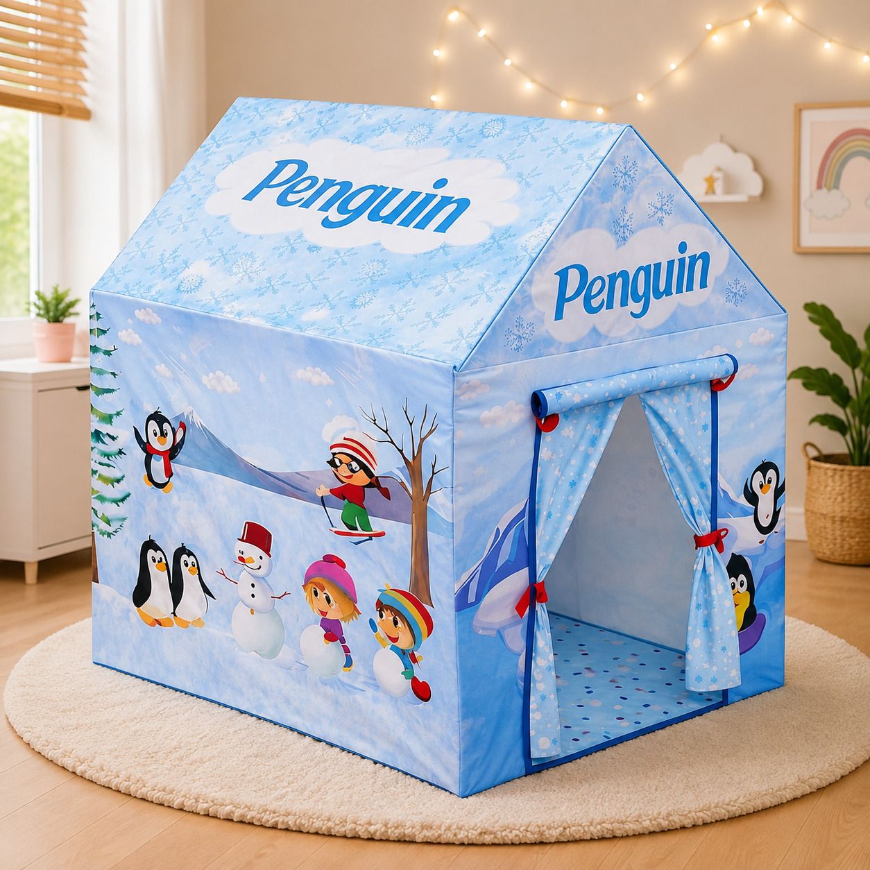 Children Portable Playhouse Tent | Premium Foldable Fabric Tent-image-15