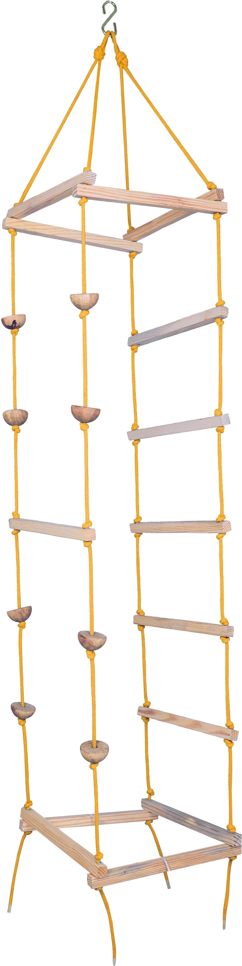 Hanging Squre Ladder for Kids Rope 4-Side Ladder for Kids for Physical Activity