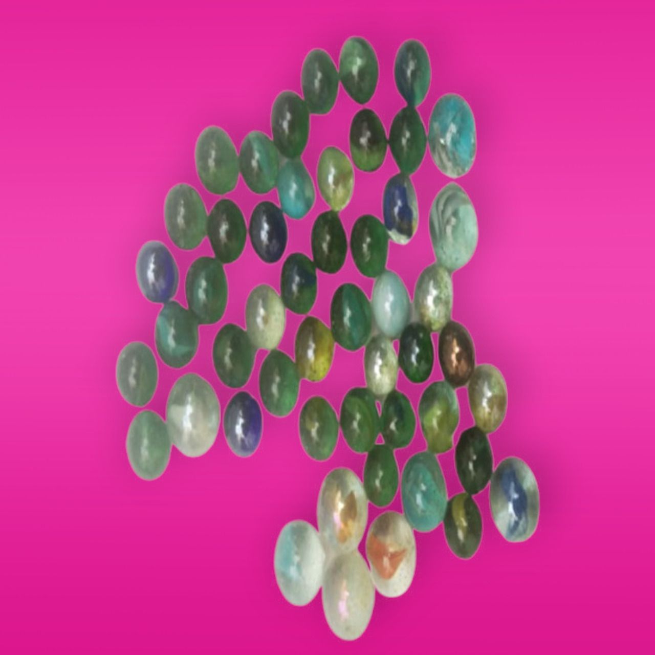 50Pieces Mix OR Multicolour Kanche Glass Marble Ball_19-image-16