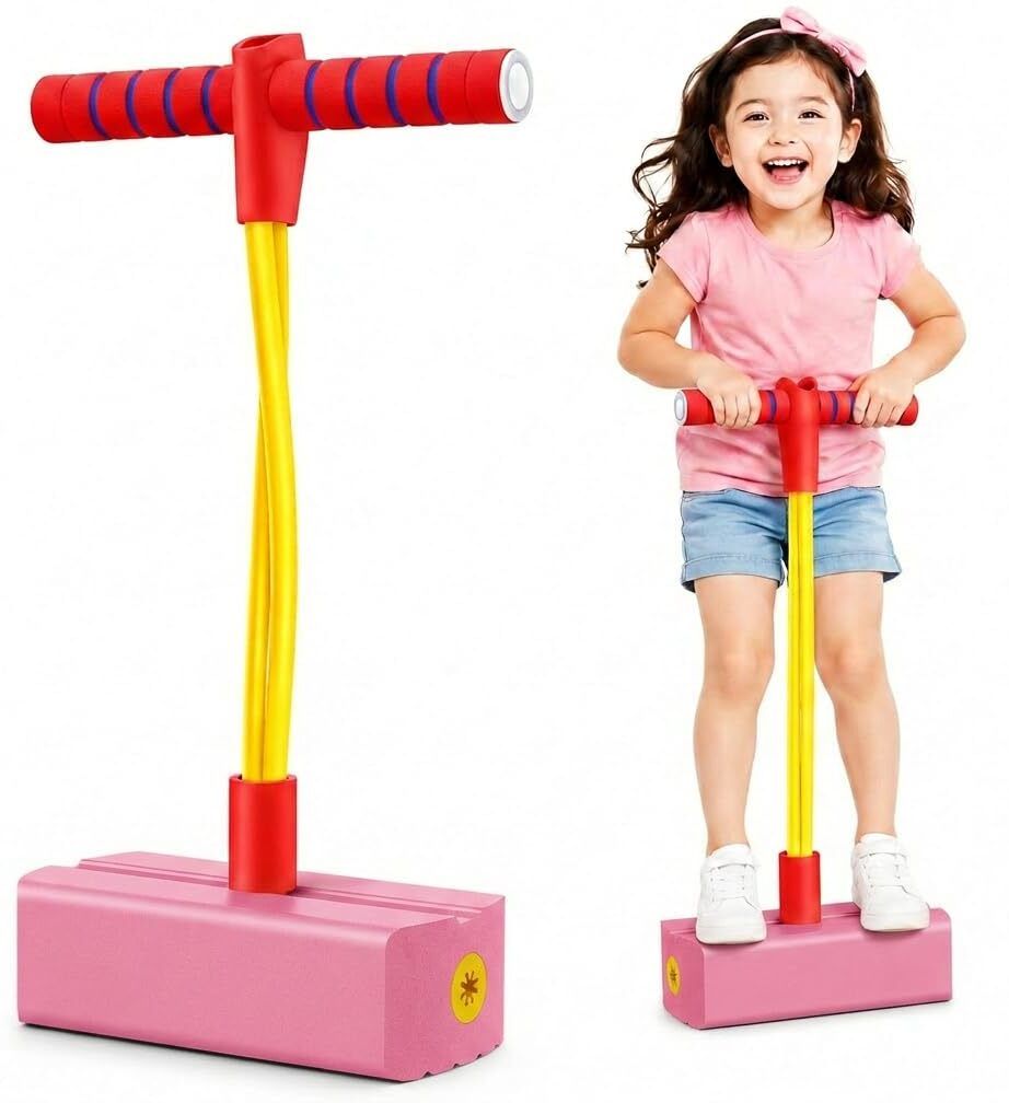 funblast Foam Pogo Jumper Toy for Boys & Girls, Bouncing Stick with Squeaky Sound-picture-24