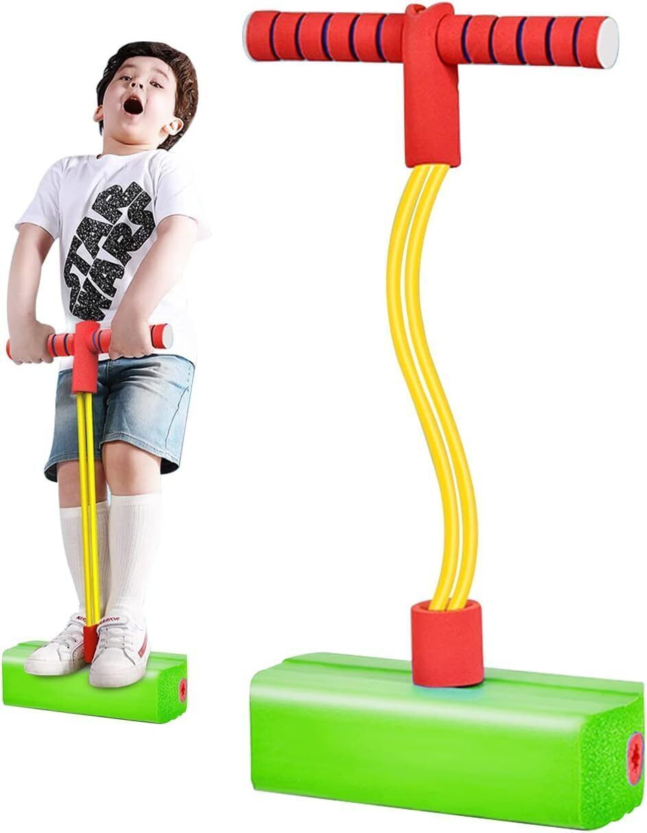 Pogo Stick Toys for Boys Girls, Foam Pogo Jumper for Kids