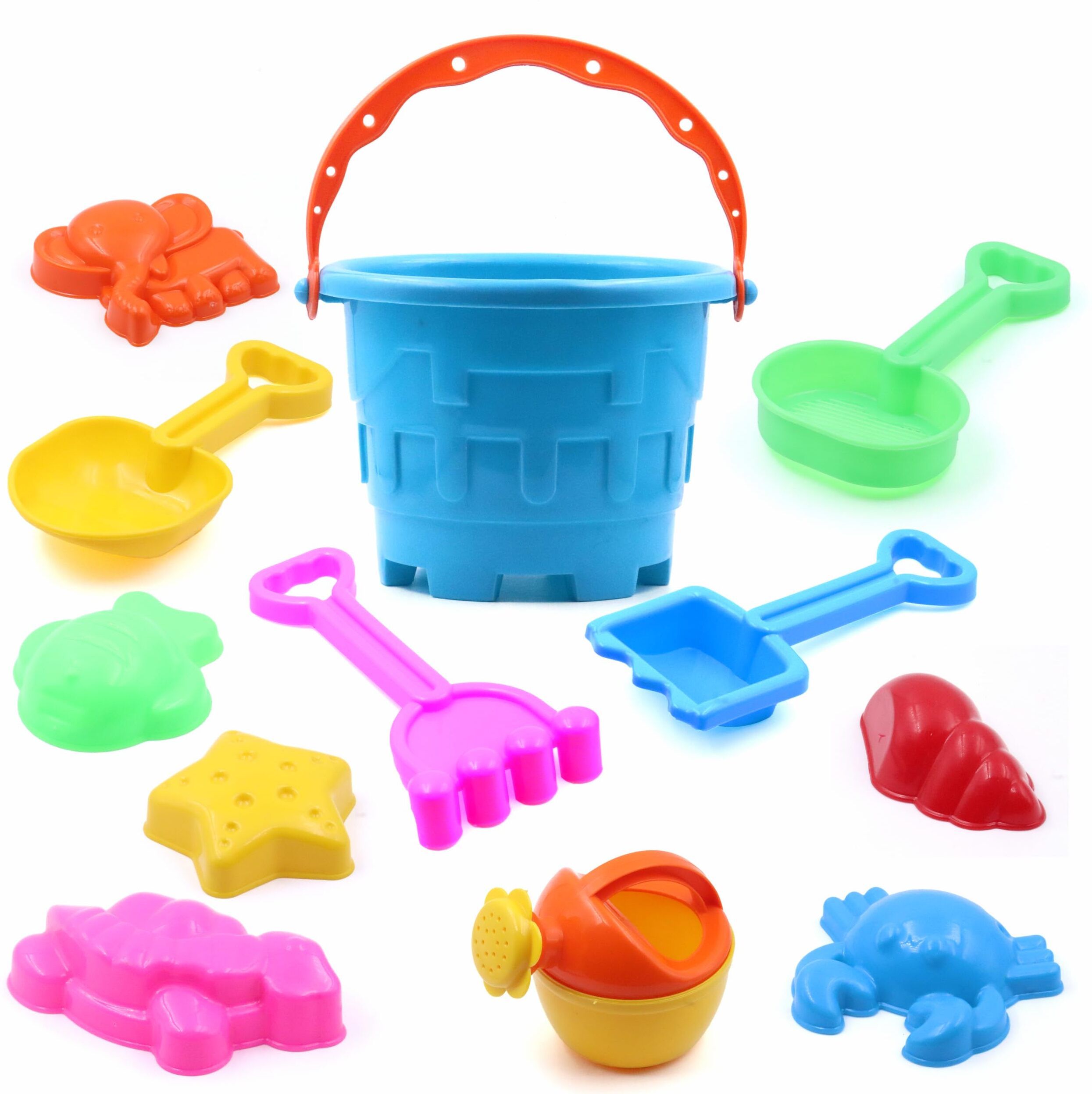 Beach Set Toy - Non-Toxic Plastic Sand Molding Kit for Kids