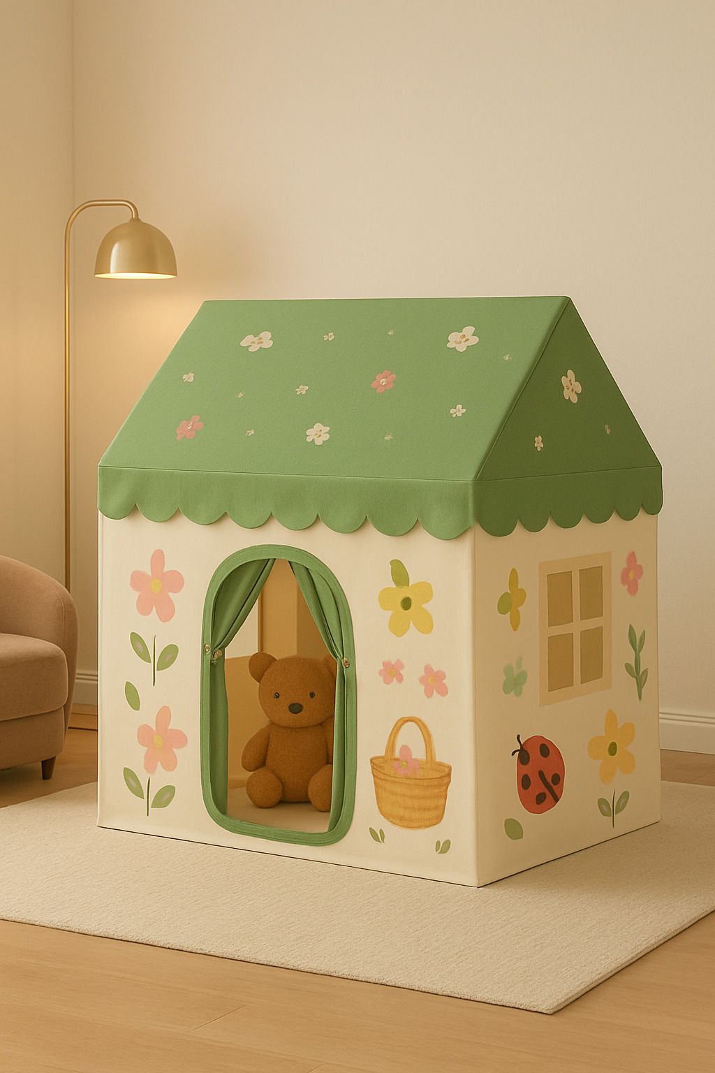 Girl's and Boy's Extremely Light Weight Play theme Tent House for Kids-image-42