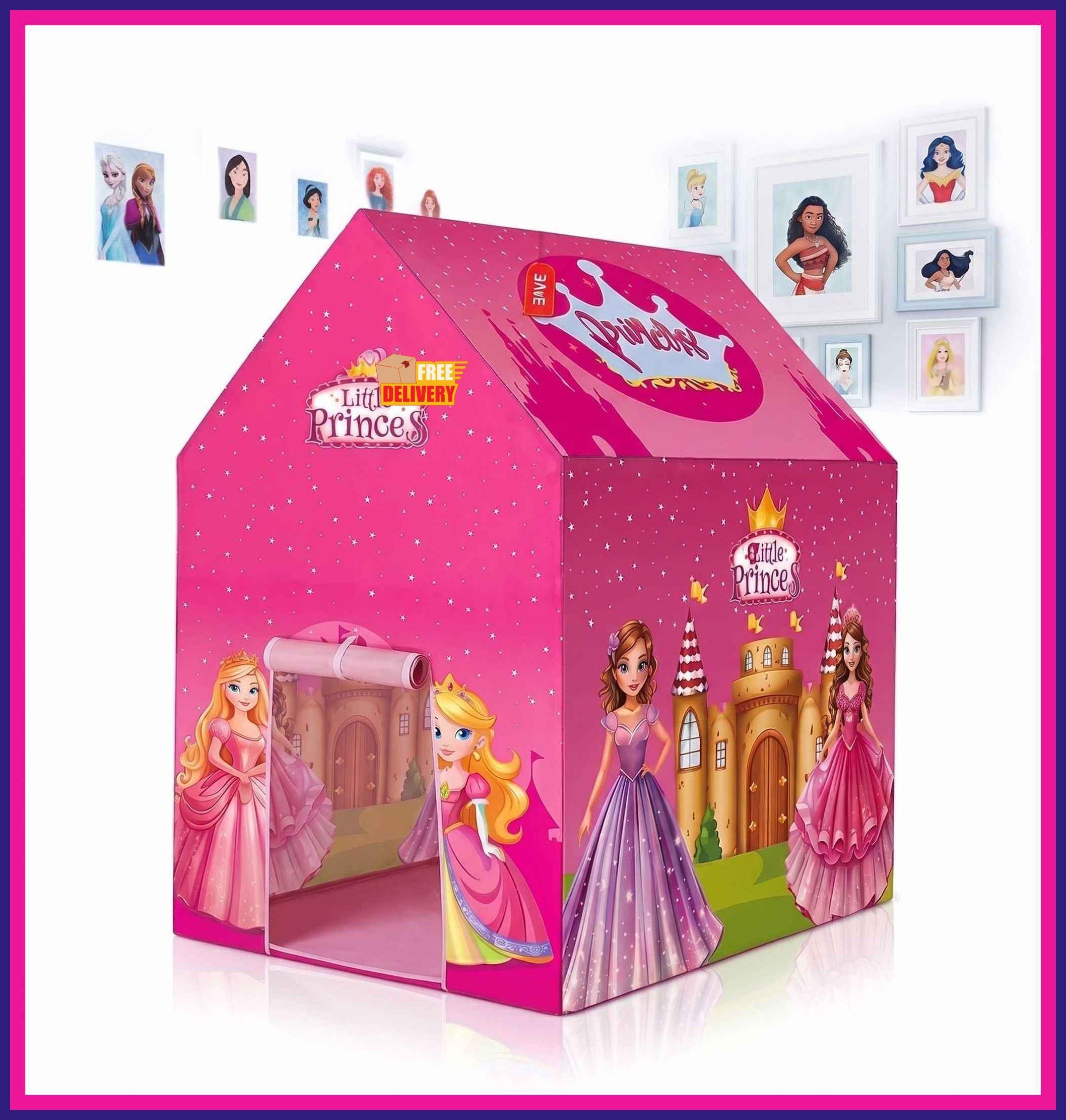 valam enterprise FunToys Princess Tent Playhouse Large Pink Color Durable Easy Assemble Foldable-picture-25