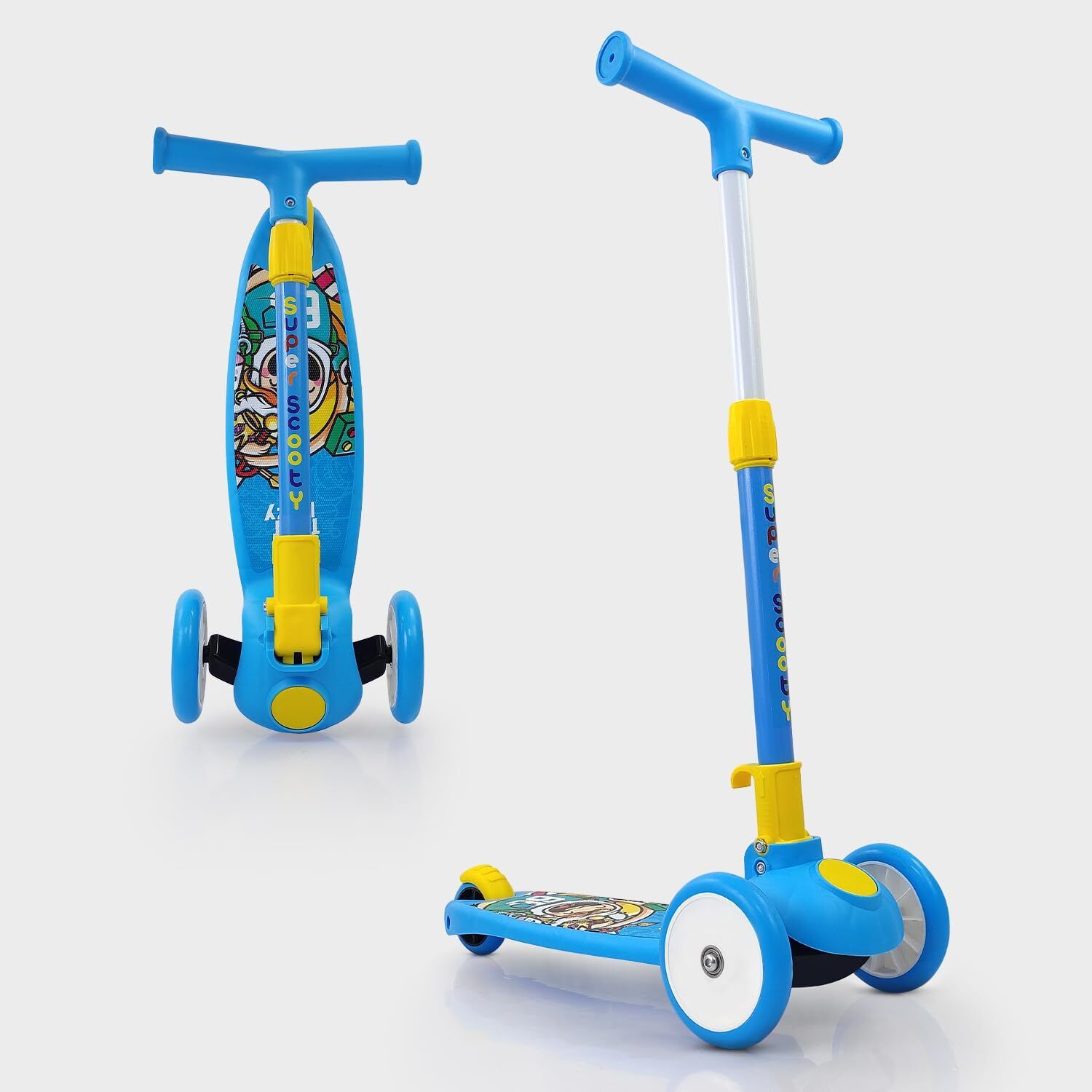 right search 3-Wheel Kids Scooter with Adjustable Handlebar PU Wheel-picture-5