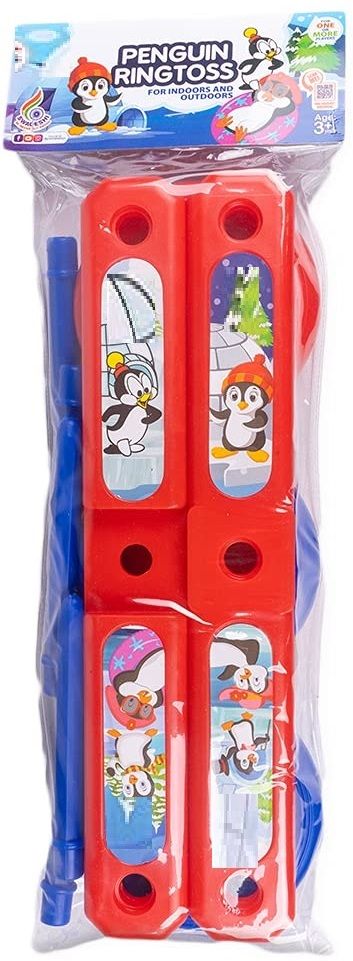 Ringtoss for Indoor & Outdoor Play. A Perfect Playtime Sport Game (Penguin)