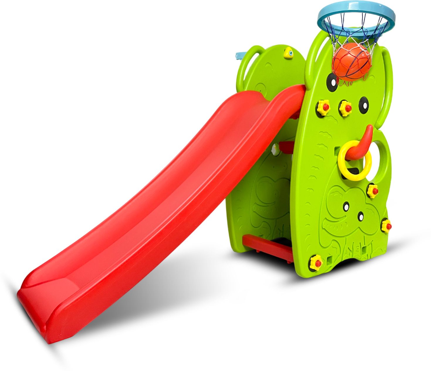 toy plus Elephant Foldable Baby Garden Slide 3 in 1 for Kids (2+ Years)-picture-18