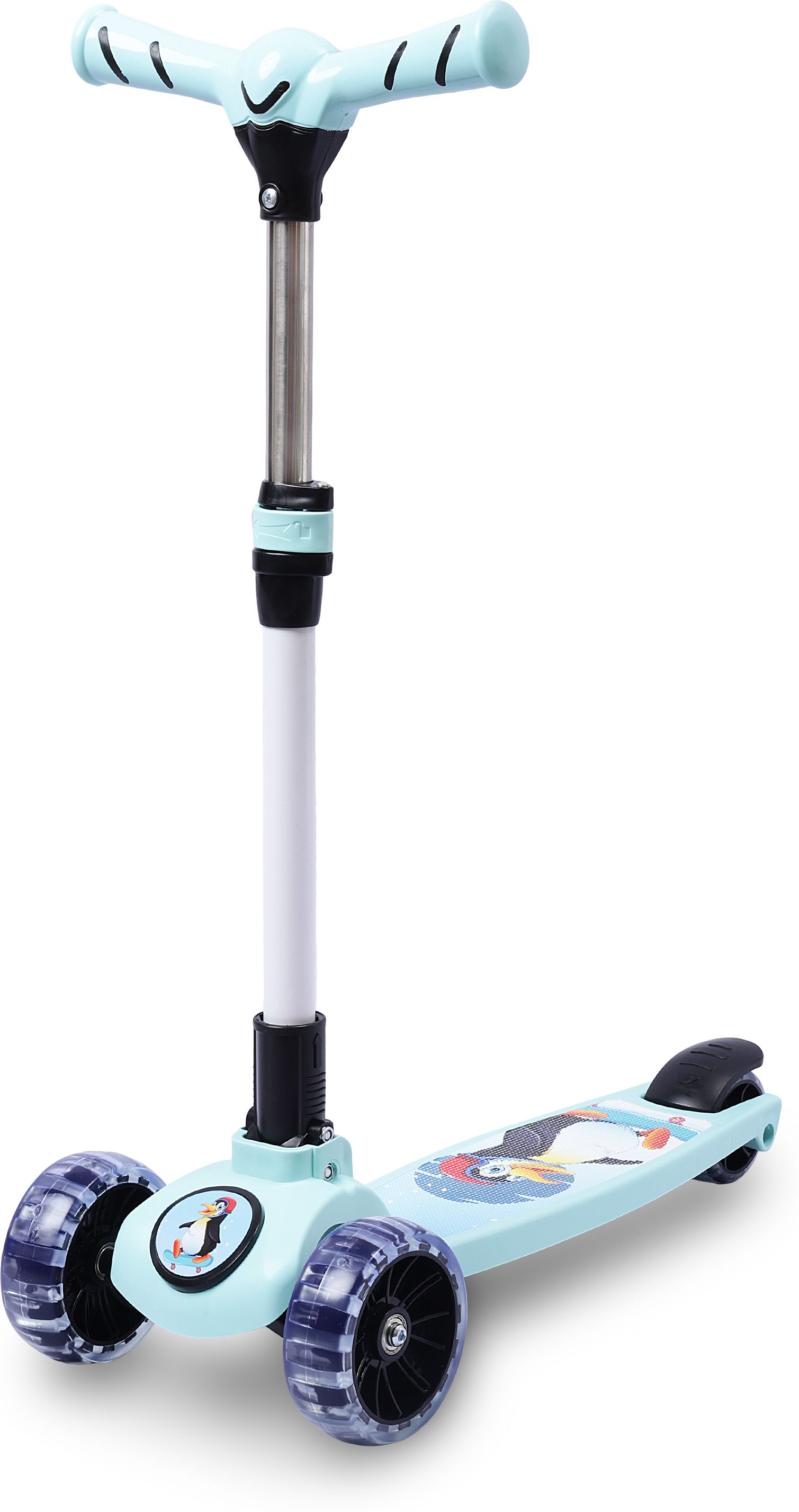kurb Spartan 3 Wheel Kick Scooter,Foldable with LED Wheels,Adjustable Height-picture-19