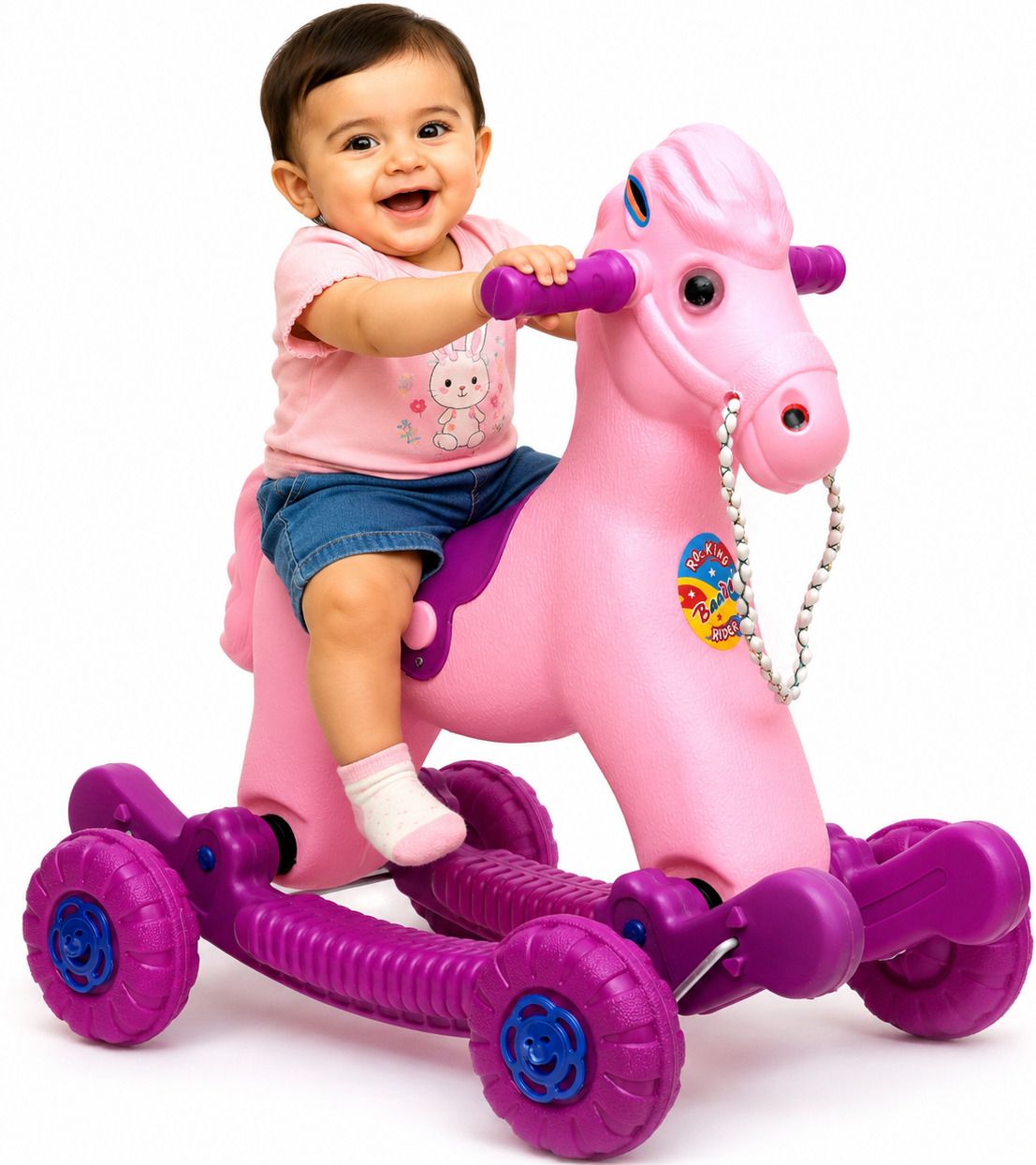 Baby Horse Rider for Kids 1-4 Year Birthday Horse Walker Toys-image-32