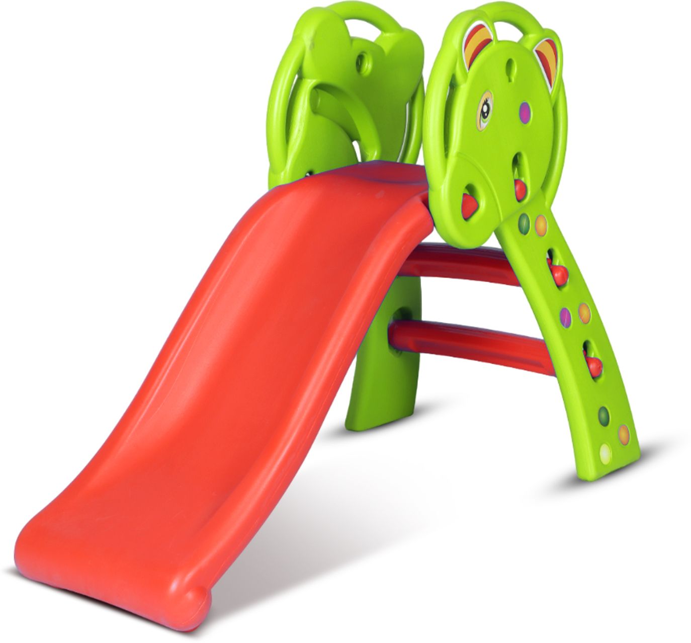 Toy Plus Freestanding Foldable Slide for Kids (24+ Months, Red & Green)-picture-23