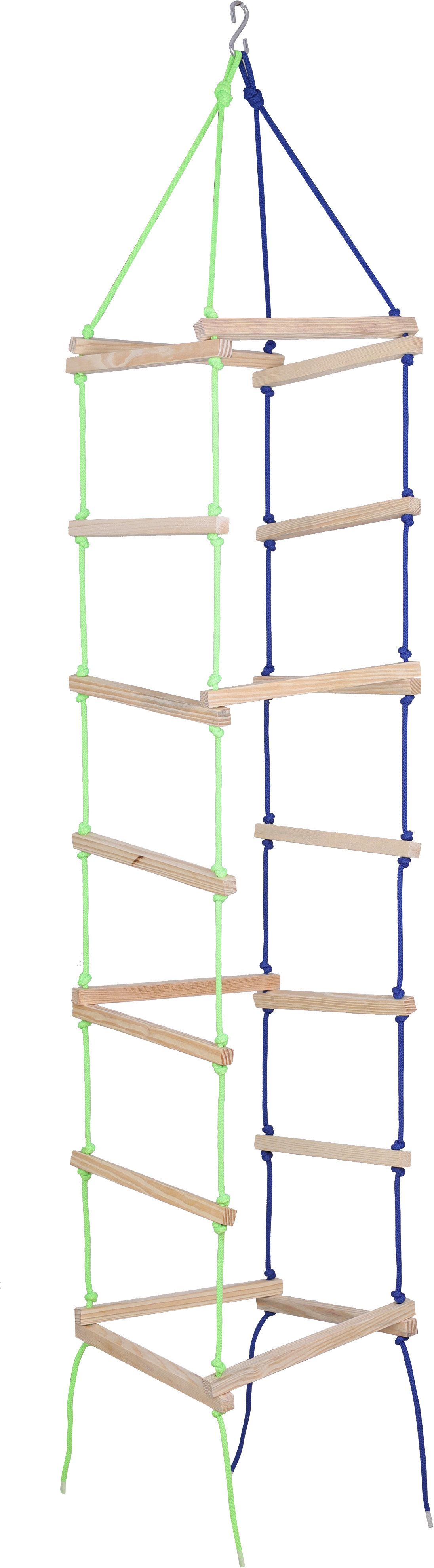Hanging Squre Ladder for Kids Rope 4-Side Ladder for Kids for Physical Activity