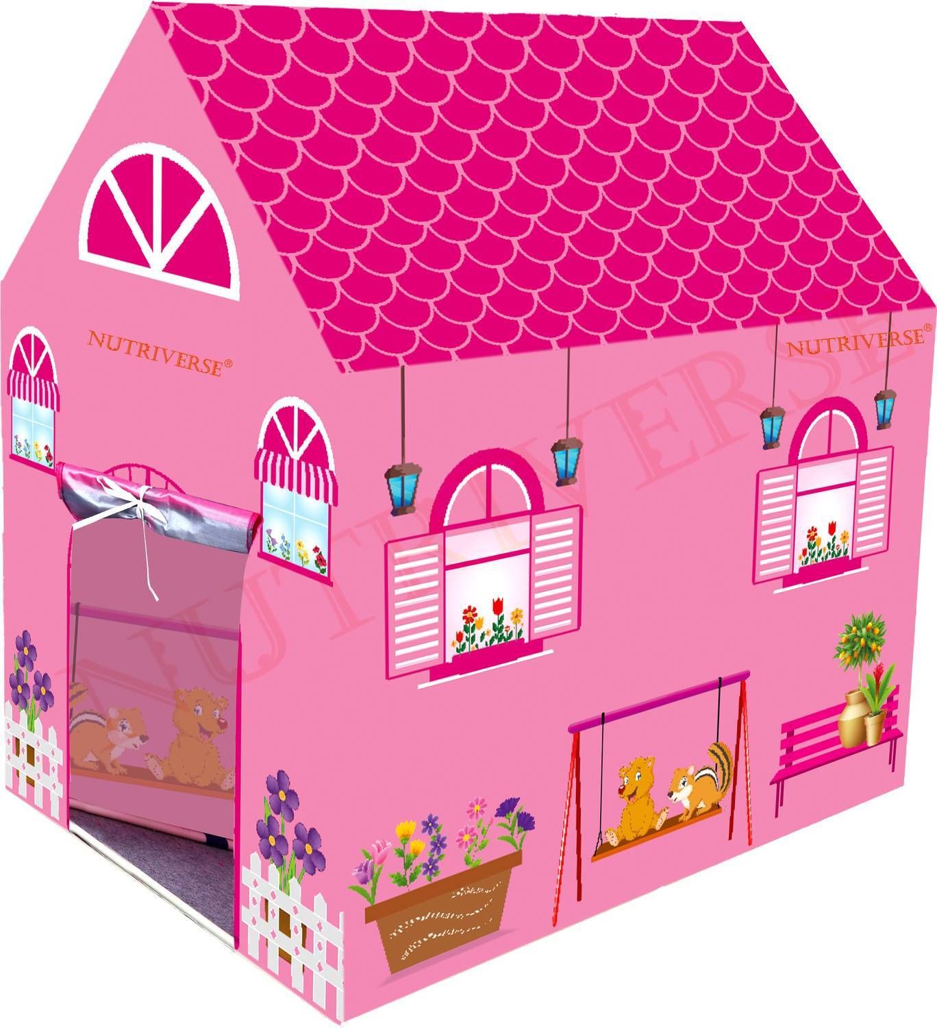 nutriverse Kids Princess Play Tent House – Foldable Indoor & Outdoor Playhouse-picture-19