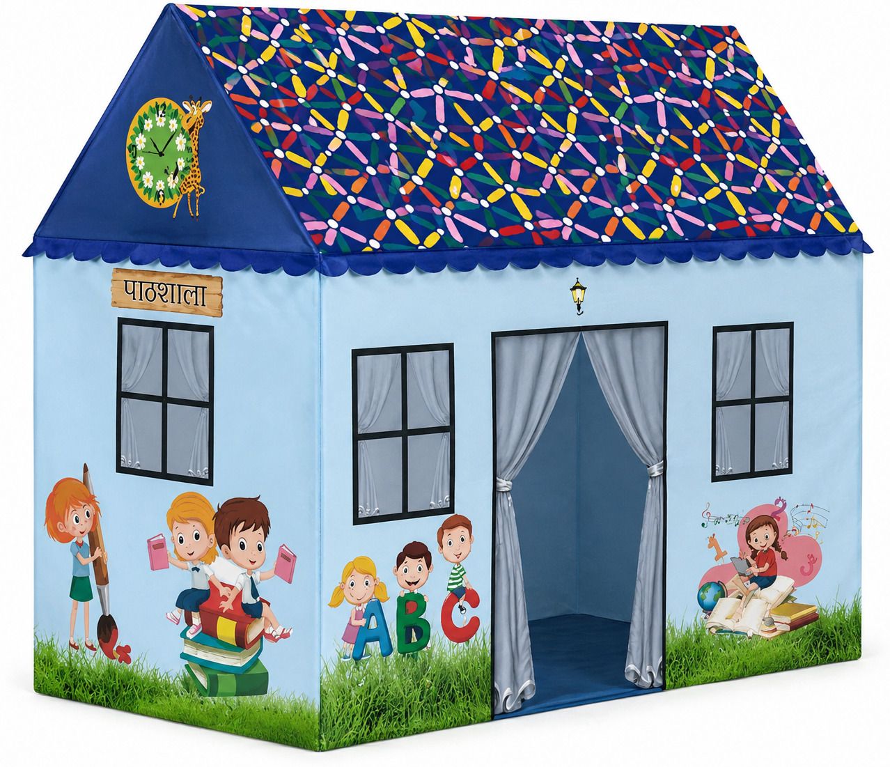 herya enterprise Jumbo Size Extremely Light Weight , Water Proof Kids Play Tent House for 10-picture-36