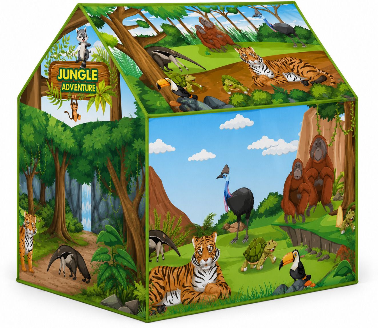 apexenterprise3 Tent House for 10 Years Kids Toys for Boys and Girls(Safari Theme)(Premium)-picture-12