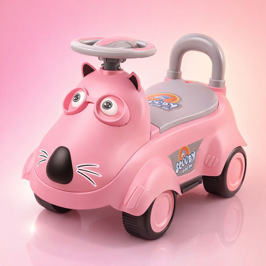 speedfox New One Ride On Toy for Kids | Cute Cartoon Push Car with Back Support-picture-24